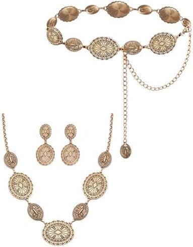 TOPACC Western Belt and Western Necklace with Earrings for Women Country Concert Outfit in Saudi Arabia