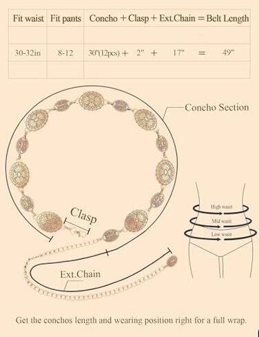 TOPACC Western Belt and Western Necklace with Earrings for Women Country Concert Outfit in Saudi Arabia
