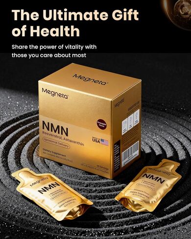 NMN 600mg Liposomal Liquid Pouches with Resveratrol 150mg, PQQ, CoQ10 & Astaxanthin-High Absorption NAD+ Supplement for Cellular Energy, Healthy Aging & Longevity - Vegan - 30 Servings in Saudi Arabia