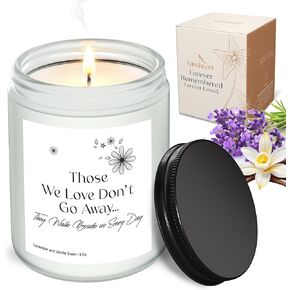 Sympathy Candle for Loss of Loved One - 9 Oz Jar Memorial Candle - Bereavement Gifts for Women - Grief Gifts for Women - Remembrance Candles for Deceased - Thinking of You Gift in Kuwait