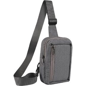 Unisex Crossbody Bag, Mini Sling Bag Daypack for Running,Travel,Hiking and Daily Commute with Adjustable Strap in Saudi Arabia
