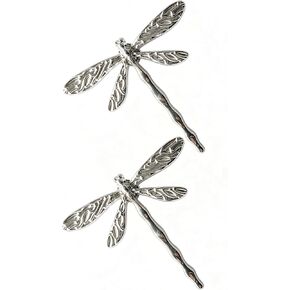 Dragonfly Brooch Pin Backpack Bag Hat Pins Silvery Dragonfly Decor Gift for Women Graceful Pretty Sweater Dress Accessories in Saudi Arabia
