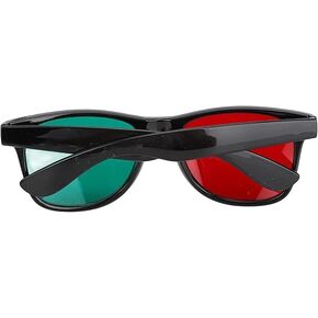 Red Green Glasses Vision Therapy for Amblyopia Lazy Eye Training, Anaglyph Vision Trainer, Portable Comfortable Eyeglasses for Visual Balance, Focus Practice, Binocular Coordination in Saudi Arabia