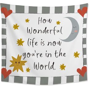 JMENGSSFL Inspirational Kids Nursery Tapestry, Motivational Tapestry Wall Hanging, You Are So Very Special Baby Retro Striped Wall Decor Hanging Tapestries for Boys Girls Room Bedroom, 50x60 Inch in Saudi Arabia