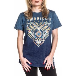 American Fighter Women's T-Shirt, Short Sleeve, Graphic Design in Saudi Arabia