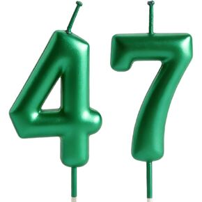 Pink 21st Birthday Number Candles,Birthday Candles for Cake,Pink Number for Cake Toppers,Decorations for Her Him Party Anniversary Wedding in Saudi Arabia
