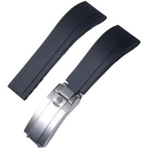 Silicone watch strap for rolex Sea-Dweller Yacht-Master Daytona Submariner Date rubber bracelet in Saudi Arabia