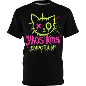Chaos Kitten Graphic Tee | Gothic Graphic Apparel in Saudi Arabia