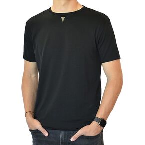 Men's Short Sleeve Soft Luxurious Rayon Blend, Breathable, Quick Dry, Stretch Crew T-Shirt in Saudi Arabia