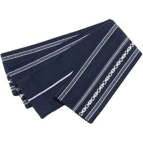 Admitted &Feeling Japanese Men's Kimono Belt Heko Obi Hand-Tied Traditional Sash for Yukata & Kimono, 100% Cotton Waistband in Saudi Arabia