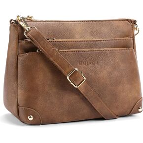GOIACII Crossbody Bags for Women Travel Purses Leather Handbags Medium Shoulder Bag with Adjustable Strap in Saudi Arabia