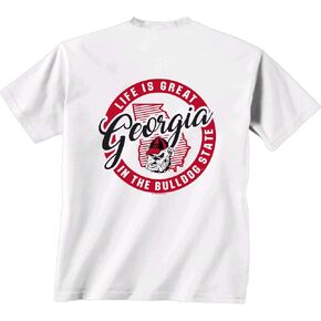 New World Graphics UGA Great State Unisex Short Sleeve T-Shirt in Saudi Arabia