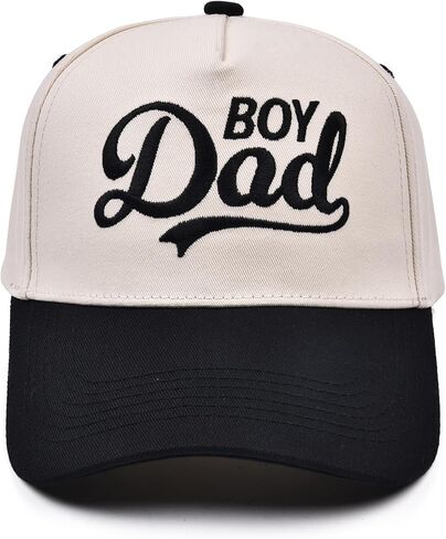 Dad Hat for Men, New Dad Gifts for Husband,Fathers Day Birthday Gifts from Daughter Son Wife- Vintage Two Tone Hat for Men in Saudi Arabia