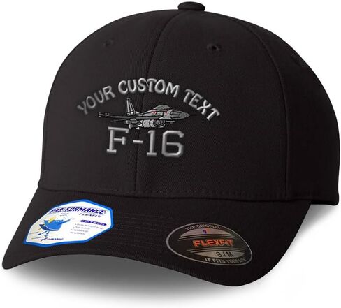 Flexfit Cap for Men & Women Embroidered F-16 Fighting Falcon Airplane B Embroidery in Saudi Arabia