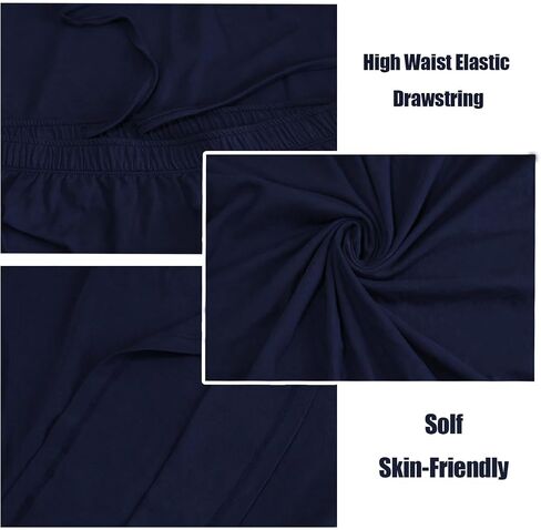 Women's Midi Skirts Summer High Waist Elastic Drawstring Stretch Sweat Casual Soft Long Skirts for Women in Saudi Arabia