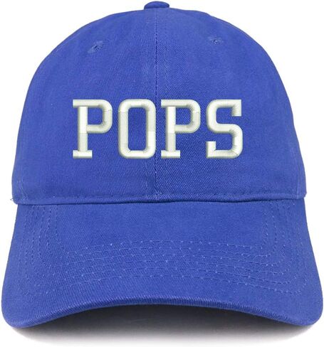 Trendy Apparel Shop POPS Embroidered Soft Crown 100% Brushed Cotton Cap in Kuwait
