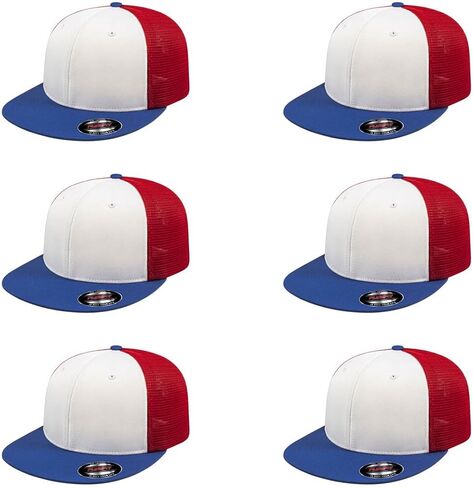Cap America i8501 Flexfit 6 Panel Structured Performance Trucker Cap w/UV Guard in Saudi Arabia