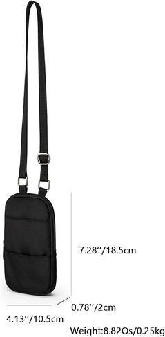 Nylon Small Crossbody Bag for Men Multi-Pocket Design Shoulder Bags Crossbody With Adjustable Shoulder Strap for Workout Travelling in Kuwait