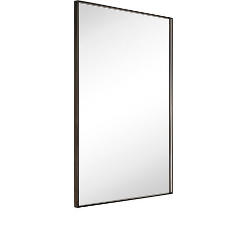 TEHOME Oil Rubbed Bronze Bathroom Vanity Mirror with Squared Corners, 20x28'' Dark Bronze Rectangle Stainless Steel Metal Framed Mirror for Bathroom in Saudi Arabia