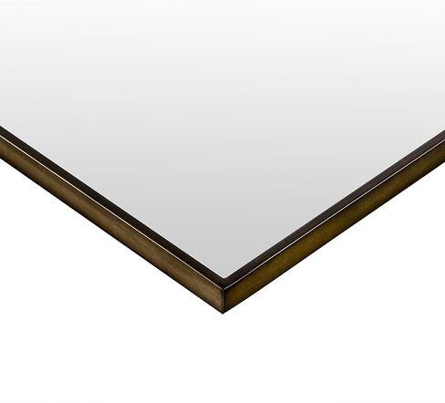 TEHOME Oil Rubbed Bronze Bathroom Vanity Mirror with Squared Corners, 20x28'' Dark Bronze Rectangle Stainless Steel Metal Framed Mirror for Bathroom in Saudi Arabia