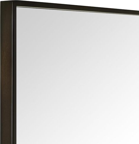 TEHOME Oil Rubbed Bronze Bathroom Vanity Mirror with Squared Corners, 20x28'' Dark Bronze Rectangle Stainless Steel Metal Framed Mirror for Bathroom in Saudi Arabia