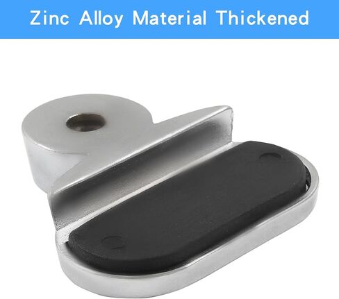 4 Pcs Wall Mirror Hanging Clips, Oval Mirror Holder Hang Mirror On Wall Mounting Kit, Zinc Alloy Mirror Hanger Hardware for Frameless Mirror, Fits for 3-5mm Thick Glass in Kuwait