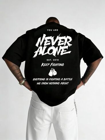 Mens Graphic T Shirts, Vintage College Tees Letter Printed Casual Shirts Short Sleeve Summer Tops for Men in Kuwait