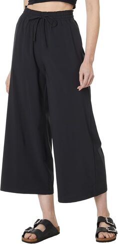 Toad&Co Sunkissed Wide Leg Crop Pants Black MD (US 8-10) in Kuwait