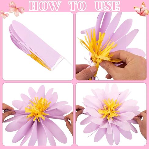 Paper Jazz Fairy First Birthday Decorations with Fairy Banner Pastel Pompom and Paper Flower for Wall,Enchanted Forest Decoration for Baby Shower Classroom,Mushroom Honeycomb Decor for Girl Party in Saudi Arabia