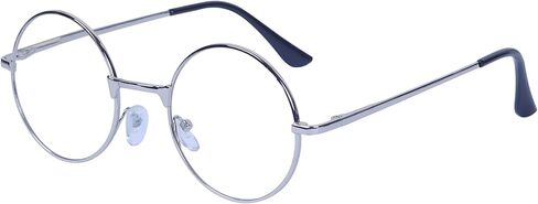 Reading Glasses for Women Men Retro Round Metal Frame + Glasses Strap in Saudi Arabia