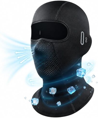 Summer Balaclava for Women Ice Silk Cooling Breathable Motorcycle Balaclava Hat Summer Accessories Gifts in Saudi Arabia