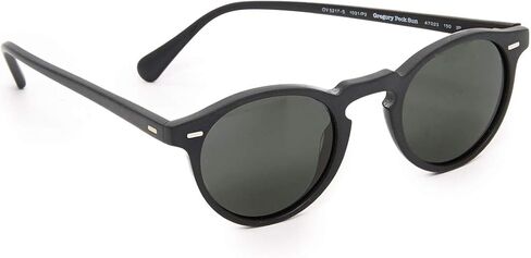 OLIVER PEOPLES Gregory Peck OV5217S - 1031P2 Semi Matte Black w/ Crystal Midnight Express Polarized Lens 47mm in Kuwait