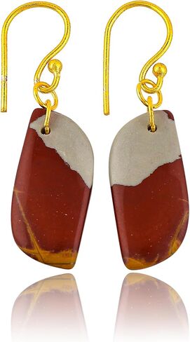 Natural Dangle Earrings, Gemstone Jewelry, Gold Hook, Handcrafted Gift for Her, 25-30 Carat in Saudi Arabia