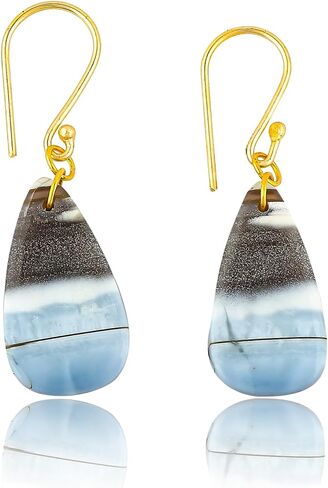 Natural Dangle Earrings, Gemstone Jewelry, Gold Hook, Handcrafted Gift for Her, 25-30 Carat in Saudi Arabia