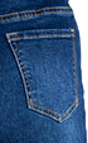 Stetson Womens 751 Wide Leg Plain Back Blue Cotton Blend Jeans 14R in Kuwait