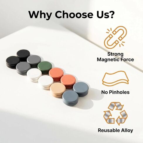 14 Pairs Strong Thin Pinless Hijab Magnets – No-Snag Matte Finish, Colorful Multi-Use Magnetic Scarf Clasp for Women, Dress, Shirt, Veil – Rustproof, Secure, Fashion Accessory in Saudi Arabia