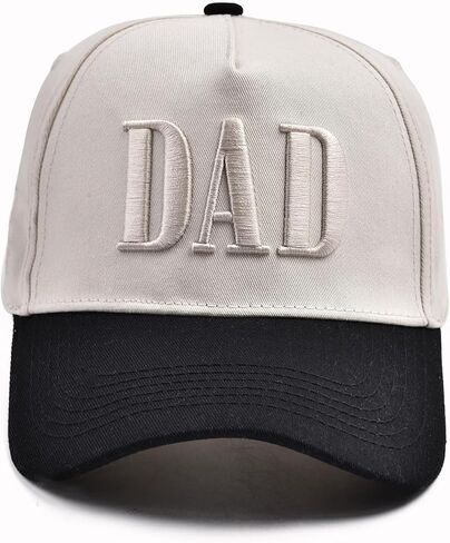 Dad Trucker Hats for Men, Embroidered Vintage Two Tone Baseball Cap, New Dad Fathers Day Birthday Gifts in Saudi Arabia