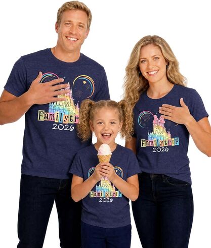 Magical Family Matching Shirt 2026 Vacation Family Matching Outfits Funny Summer Trip Tees Tops in Saudi Arabia