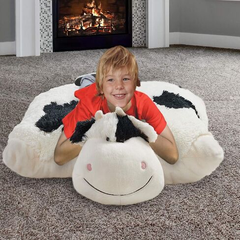 Pillow Pets Originals Cozy Cow Jumboz - Extra Big Stuffed Animal Plush Toy in Kuwait
