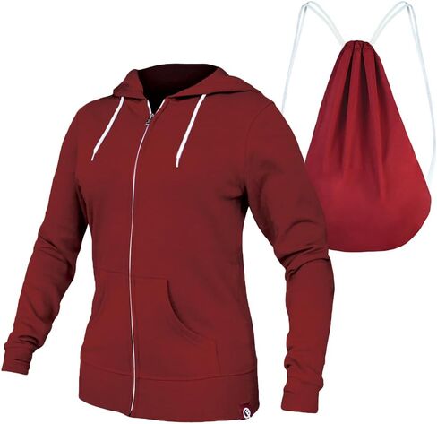Quikflip 2-in-1 Reversible Backpack Hoodie (As Seen on SHARK TANK) Women's Full-Zip Hero Hoodie Lite in Saudi Arabia