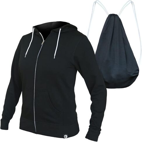 Quikflip 2-in-1 Reversible Backpack Hoodie (As Seen on SHARK TANK) Women's Full-Zip Hero Hoodie Lite in Saudi Arabia