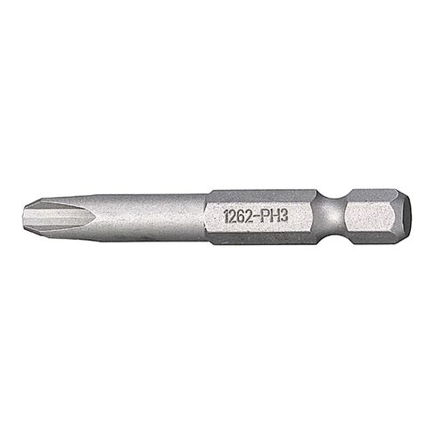 Stahlwille 08310001 1260 1/4" لقمة مفك براغي فيليبس - مقاس PH 1، طول 50 مم، مقسى ومقوى، E 6.3، لمحركات الطاقة، صنع في ألمانيا in Kuwait