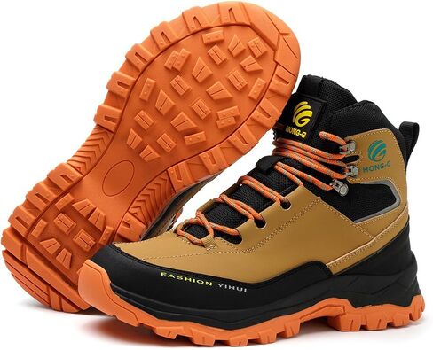 Unisex Steel Toe Reflective Industrial Safety Shoes Anti Puncture & Sparks Lightweight Construction Indestructible Ankle Work Boots in Kuwait