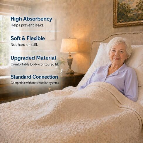 Female External Catheters, 31 Pack, Non-Invasive Design, Soft Secure Fit, New Style Premium Soft Absorbent Urine Collection Supplies for Women in Kuwait