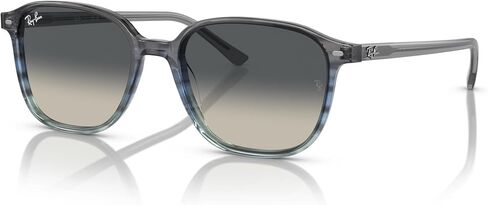 Ray-Ban 0RB219313817153 عدسة ليونارد مخططة رمادية متدرجة زرقاء رمادية متدرجة in Saudi Arabia