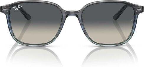 Ray-Ban 0RB219313817153 عدسة ليونارد مخططة رمادية متدرجة زرقاء رمادية متدرجة in Saudi Arabia