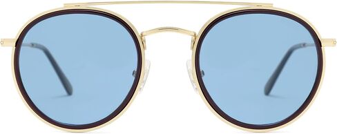 SOJOS Retro Vintage Round Polarized Sunglasses for Women Men Double Bridge Circle Sunnies SJ1104 in Saudi Arabia