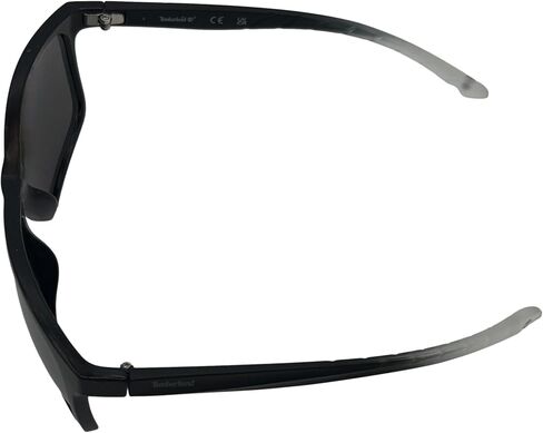 Timberland Mens Shiny Black Plastic Rectangle Wrap Sunglass TB7255. 1C in Kuwait