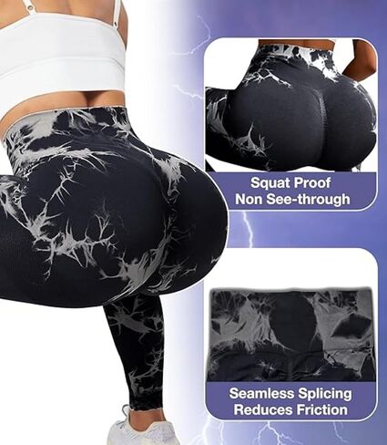 Women's High Waist Workout Seamless Scrunch Booty Leggings Butt Lift Gym Fitness Girl Sport Active Yoga Pants in Kuwait