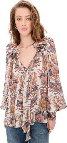 FARM Rio Women's Sea Garden Blouse in Saudi Arabia